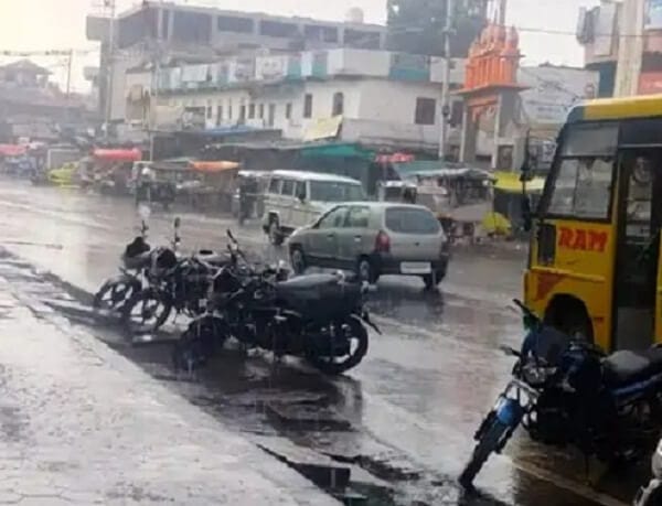 MP'de hava yine değişti, birçok ilçede yağmur yağdı, Bhopal'da dolu yağdı